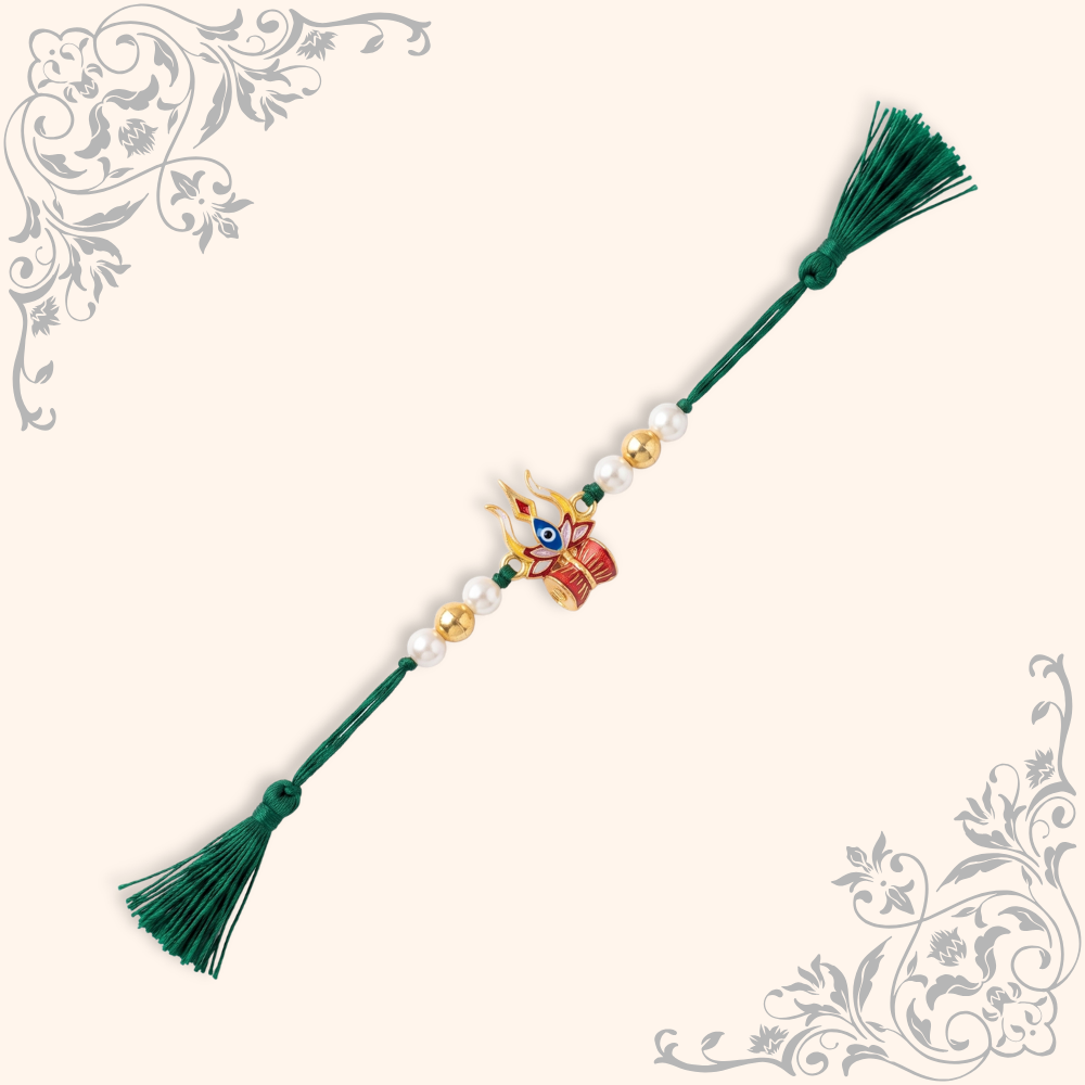 Pearl Bead Rakhi |pc
