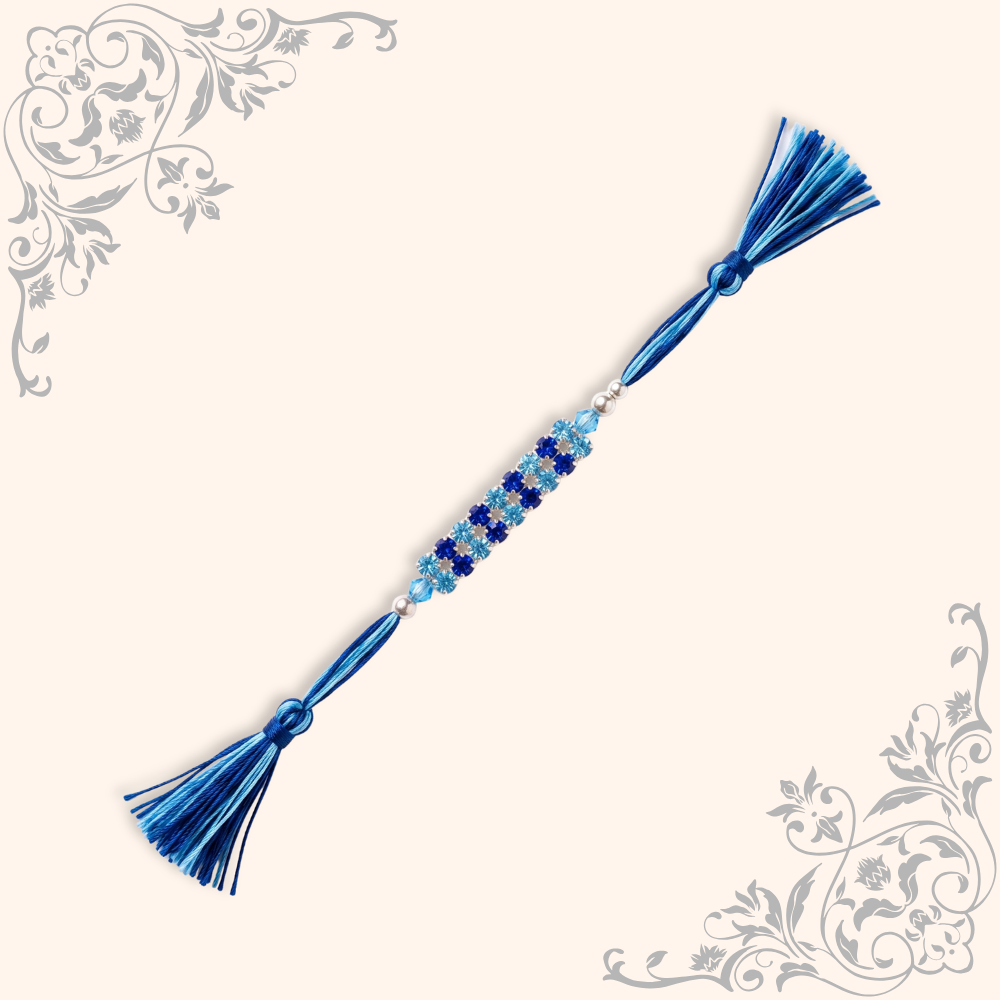 Blue Stone Rakhi |pc