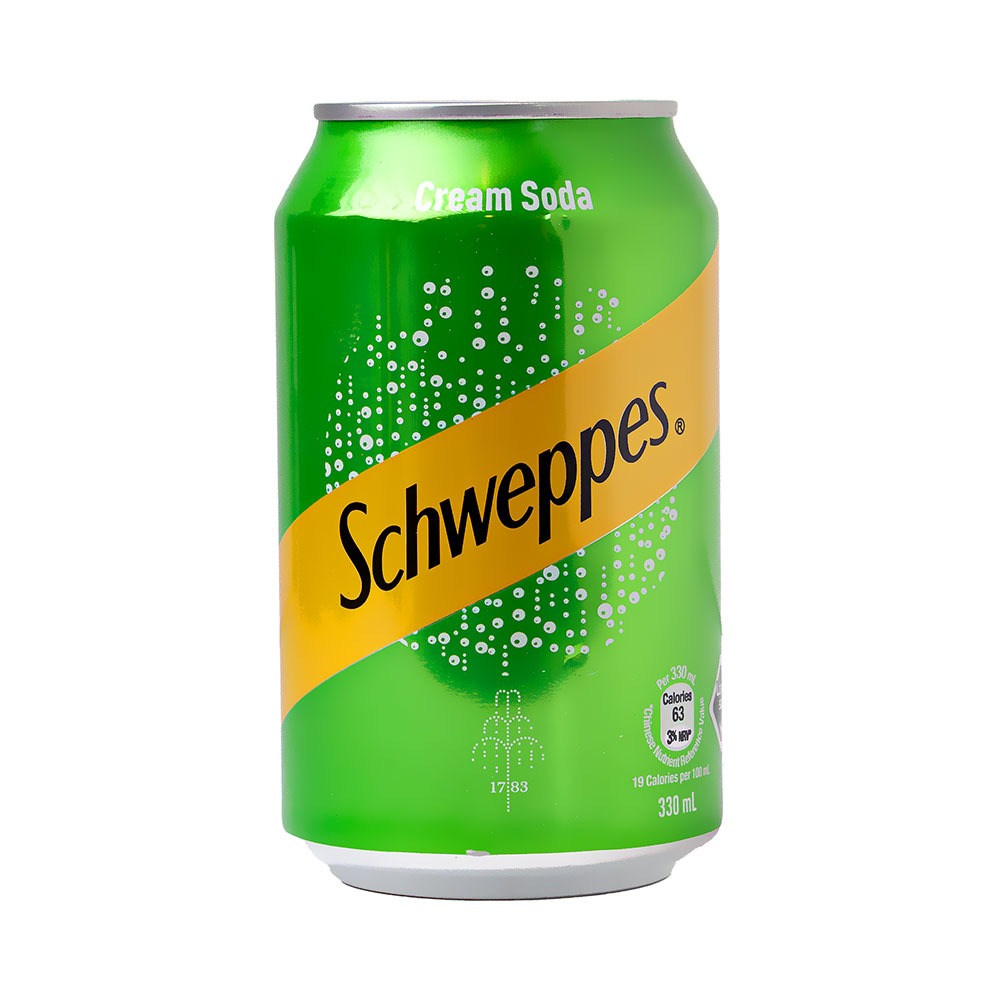schweppes cream soda | 330ml