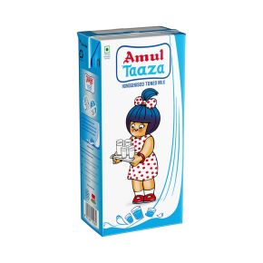 AMUL TAAZA MILK | (1ltr X 12)