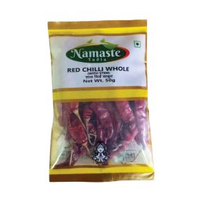 NAMASTE INDIA RED CHILLI WHOLE (WITH STEM) | 50g