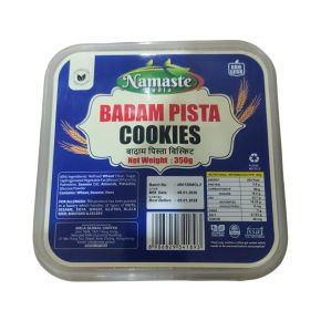 NAMASTE INDIA BADAM PISTA COOKIES | 350g