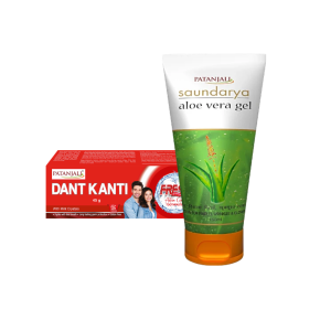 PATANJALI ALOE VERA GEL | 150ml (FREE DANTKANTI TOOTHPASTE 45g)