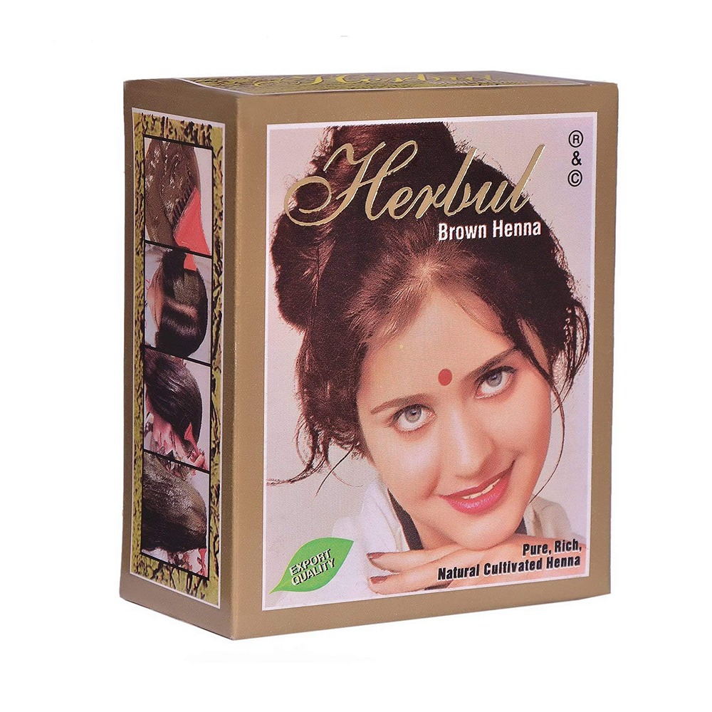 herbul light brown henna | 60gx10