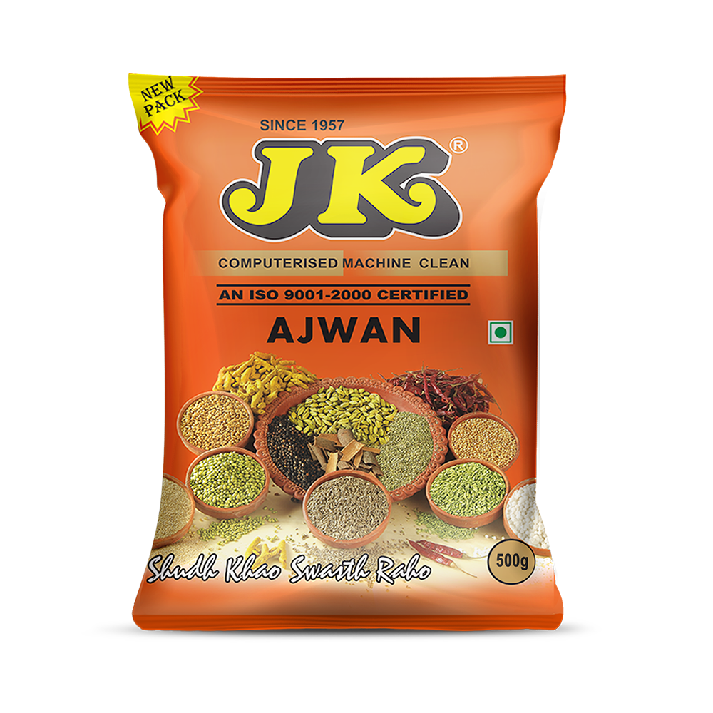 jk ajwain (carom) whole pouch | 500g