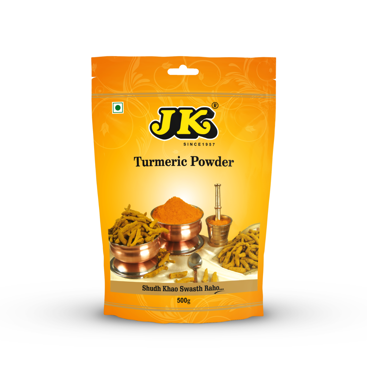 jk haldi (turmeric) powder pouch | 500g