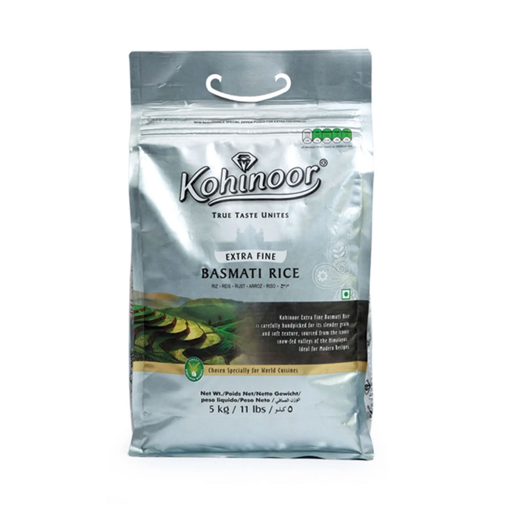 kohinoor silver extra fine rice | 5kg 