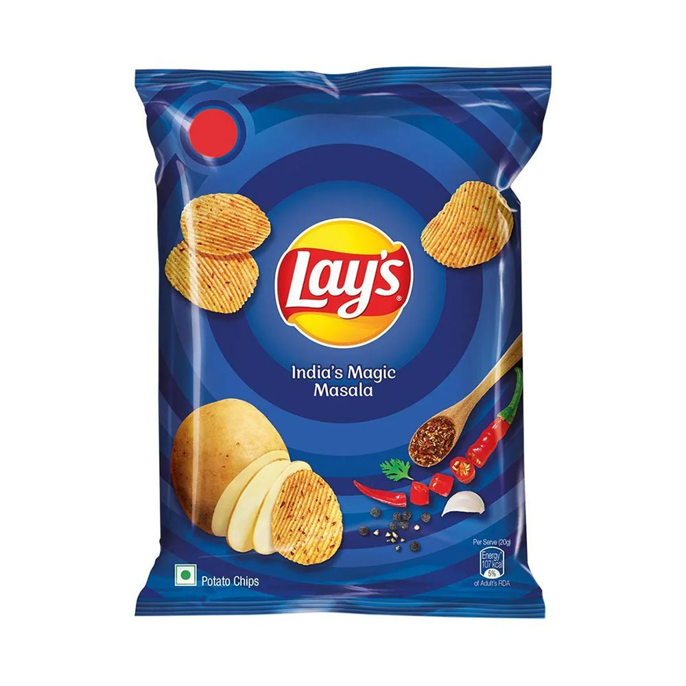 lays india's magic masala potato chips | 48g