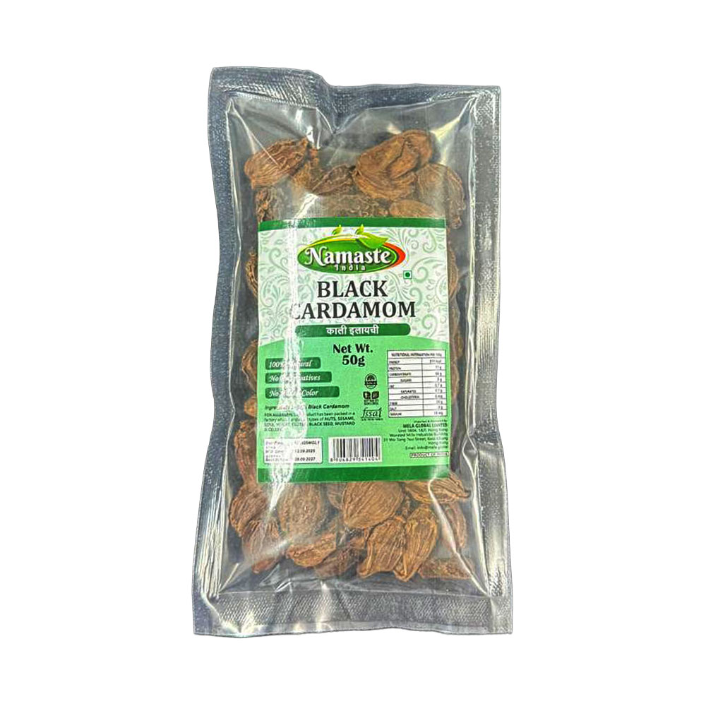 namaste india black cardamom | 50g